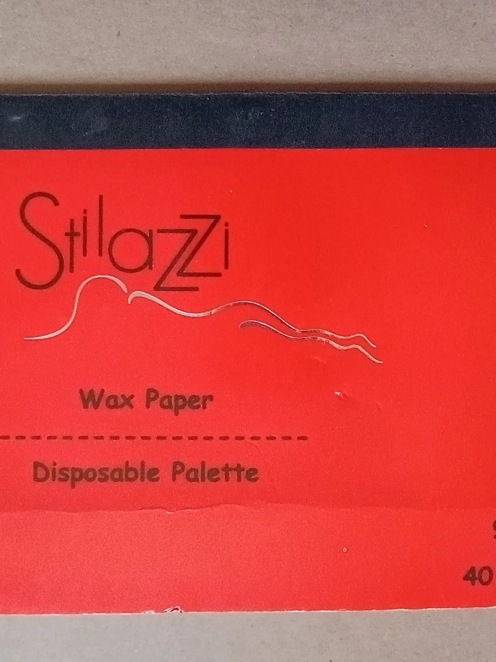 Stilazzi Wax Paper Disposable Palette Pad For Makeup Artis 9